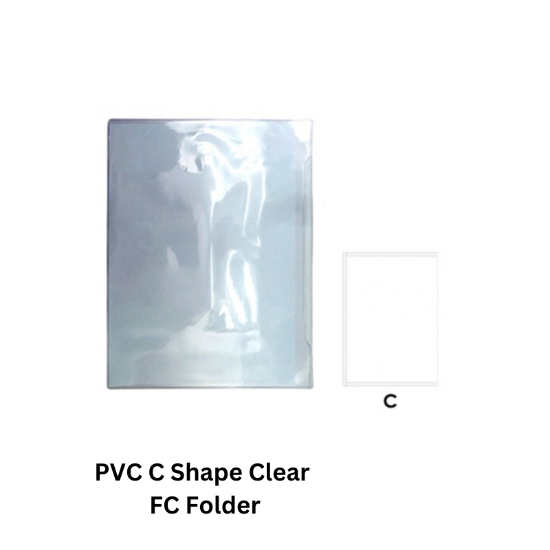 Plastic C Shape Clear Folder A4
